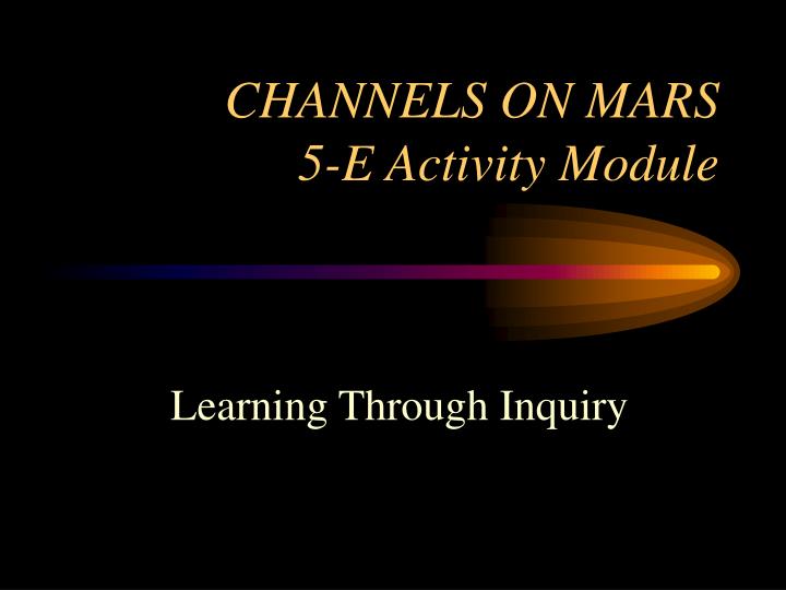 channels on mars 5 e activity module