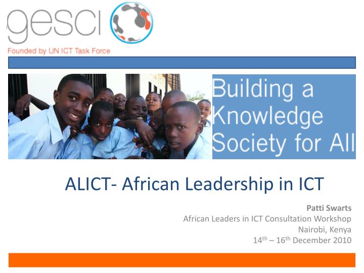 alict african leadership in ict