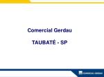 Comercial Gerdau TAUBATÉ - SP - slide 1