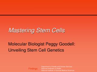 Mastering Stem Cells