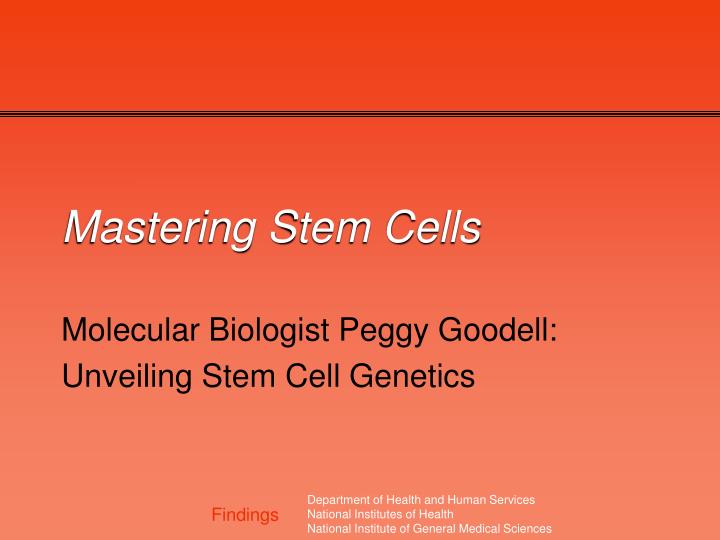 mastering stem cells