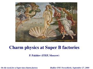 Charm physics at Super B factories