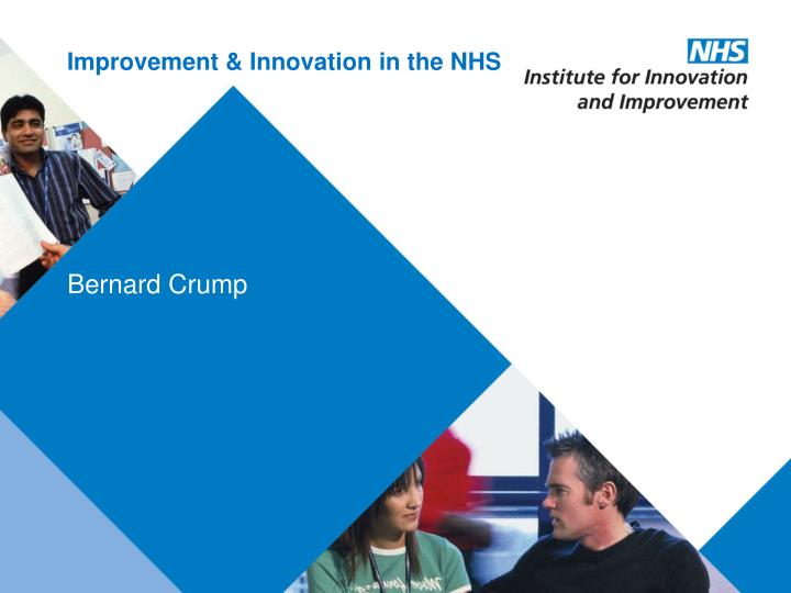 improvement innovation in the nhs