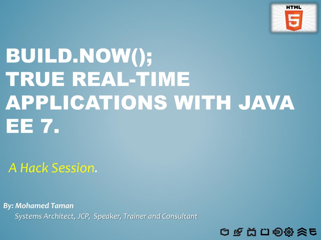 java development tutorial | java development real time... PPT - Build.now (); True Real-Time Applications with Java EE 7 ...