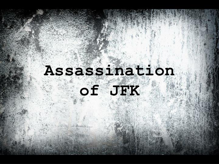 assassination of jfk