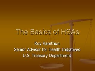 The Basics of HSAs