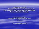 Africa Facing Major challenges: Population growth and development impact on poverty By - slide 1