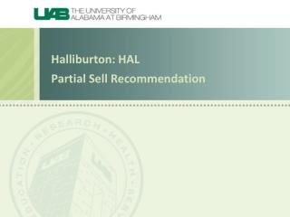Halliburton: HAL