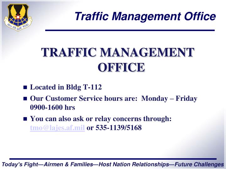traffic management office