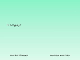 el lenguaje