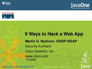 9 Ways to Hack a Web App