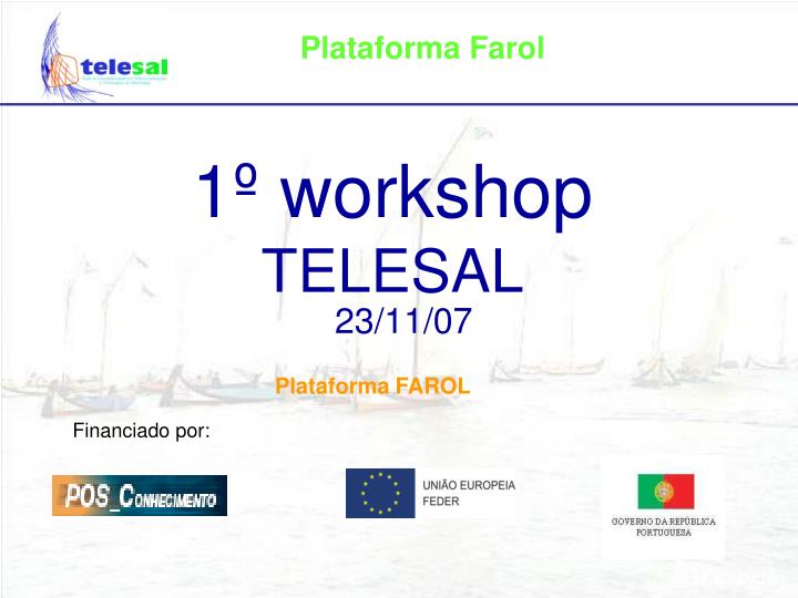 1 workshop telesal