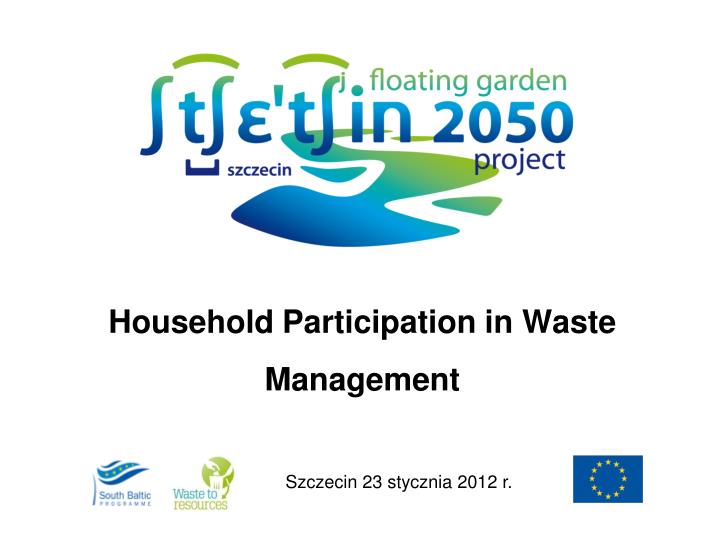 household participation in waste management
