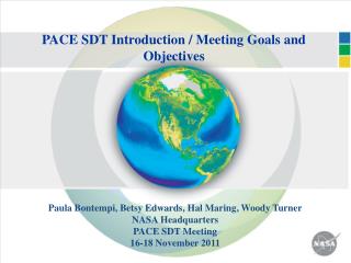 PACE SDT Introduction / Meeting Goals and Objectives