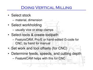Doing Vertical Milling