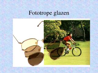 fototrope glazen