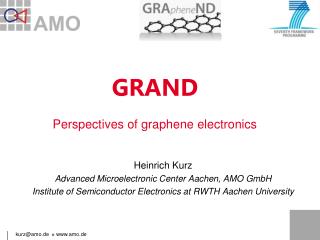 GRAND Perspectives of graphene electronics