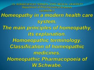 Homeopathic medicinal product