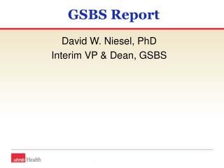 GSBS Report