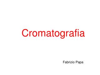 cromatografia