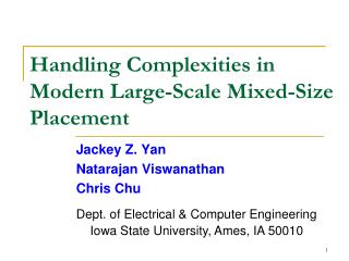 Handling Complexities in Modern Large-Scale Mixed-Size Placement