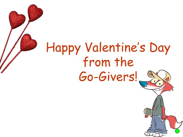 happy valentine s day from the go givers