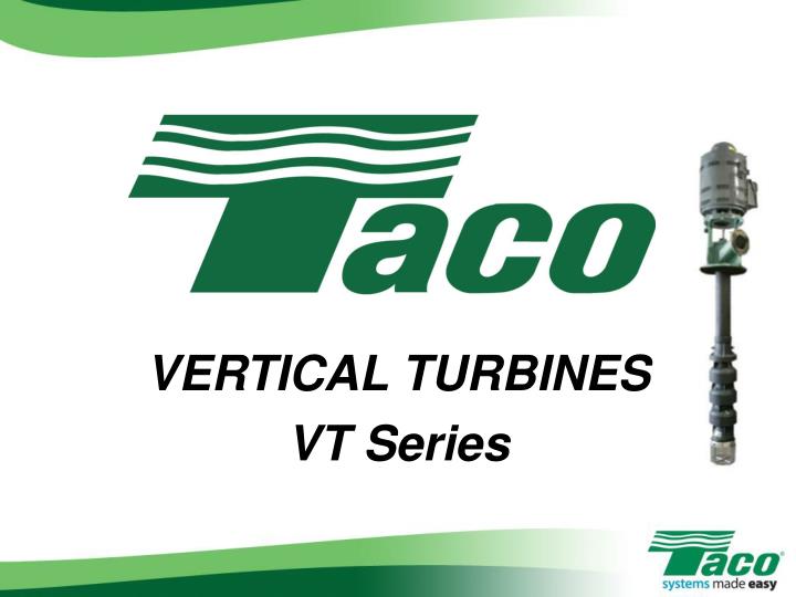 vertical turbines vt series