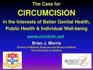 The Case for CIRCUMCISION