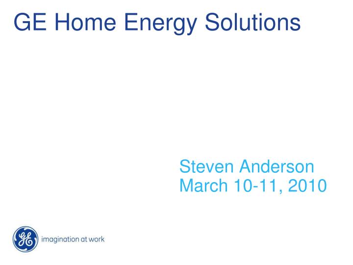 ge home energy solutions
