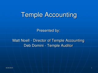 Temple Accounting