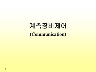 communication