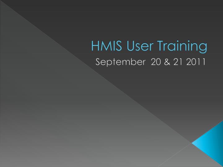 hmis user training