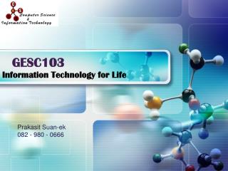 information technology for life