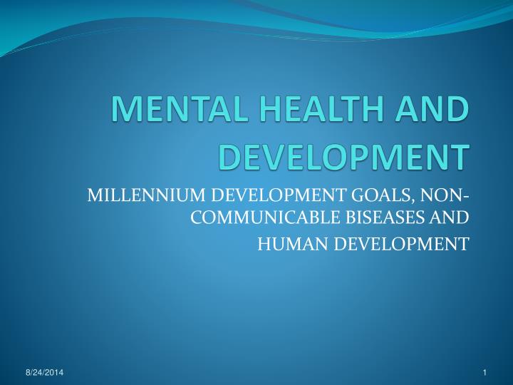 mental health and development