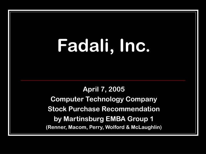 fadali inc