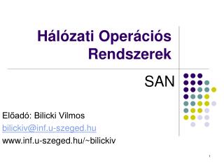 h l zati oper ci s rendszerek