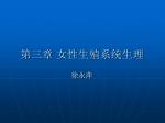 第三章 女性生殖系统生理 - slide 1