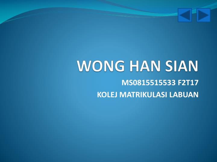 wong han sian