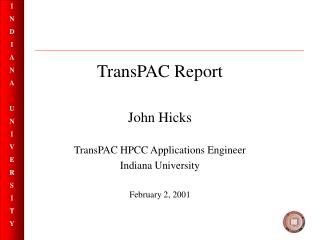 TransPAC Report