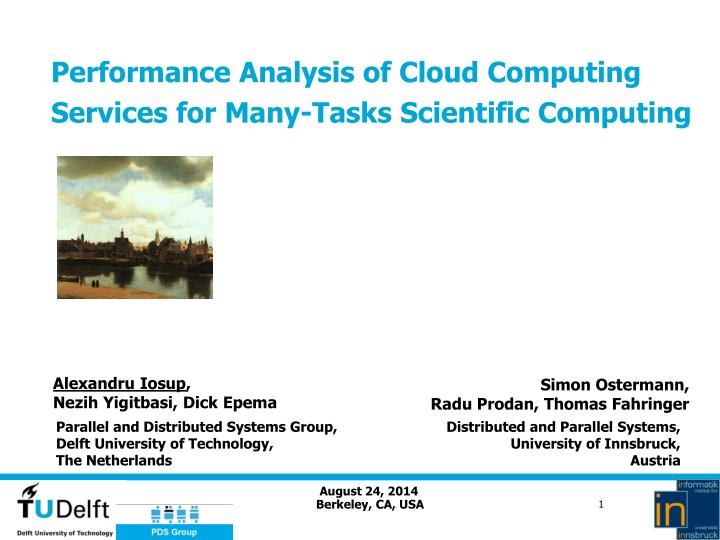 performance analysis of cloud computing services for many tasks scientific computing