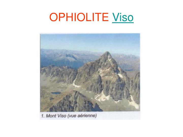 ophiolite viso