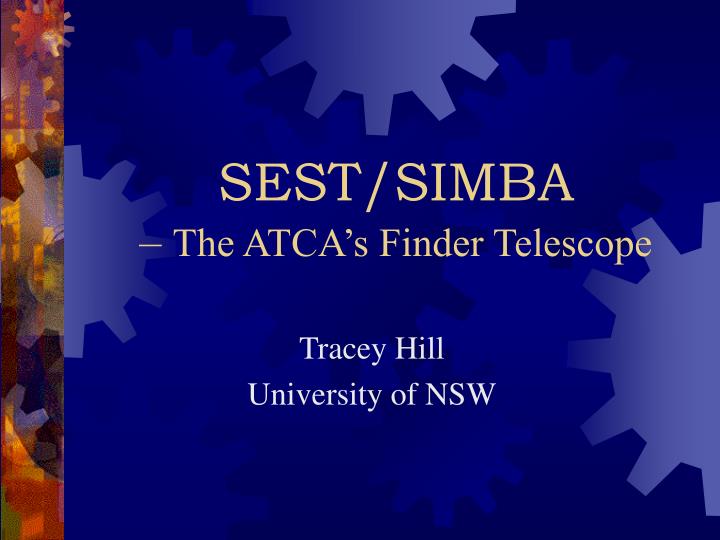 sest simba the atca s finder telescope