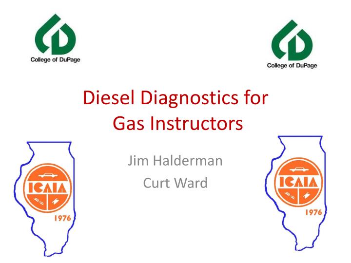 diesel diagnostics for gas instructors