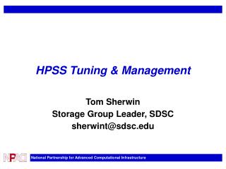 HPSS Tuning &amp; Management