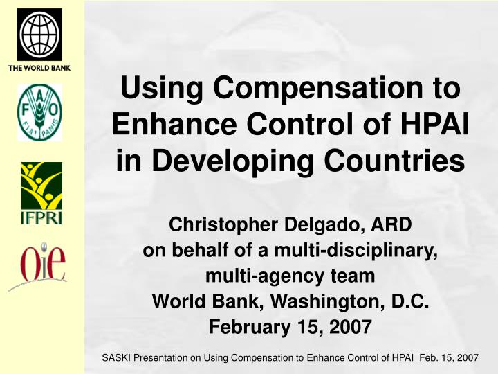 using compensation to enhance control of hpai in developing countries