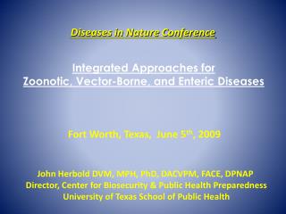 Diseases in Nature Conference