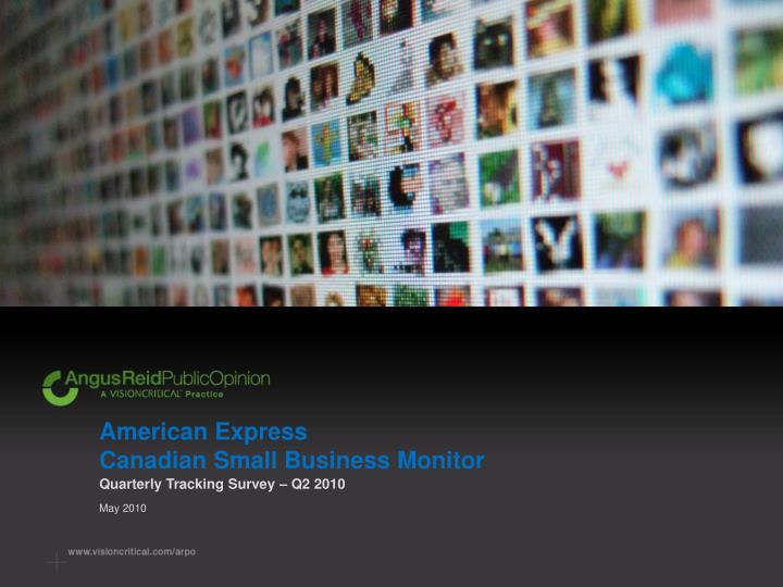 american express canadian small business monitor
