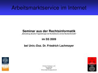 arbeitsmarktservice im internet