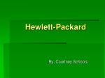 Hewlett-Packard - slide 1