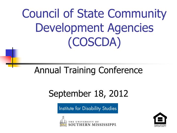 council of state community development agencies coscda